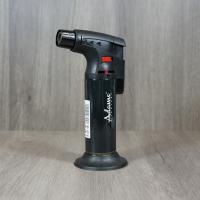 Adamo Black Table Torch Jet Lighter and Stand