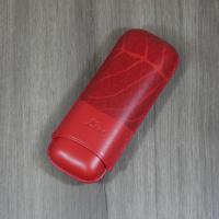 Zino XL-2 Leather Case - Fits 2 Cigars - Red Leaf