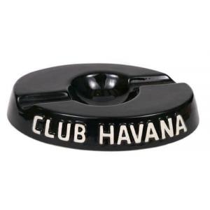 Havana Club Collection Ashtray - El Socio Double Cigar Ashtray - Ebony Black