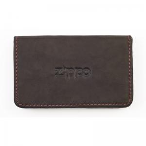 Zippo - Leather Business Card Holder - Mocha