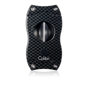 Colibri V Cut Carbon Fiber Cigar Cutter - Black